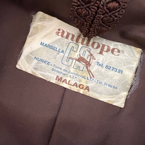 Vintage 1970's leather trench coat size S - Picture 11 of 13